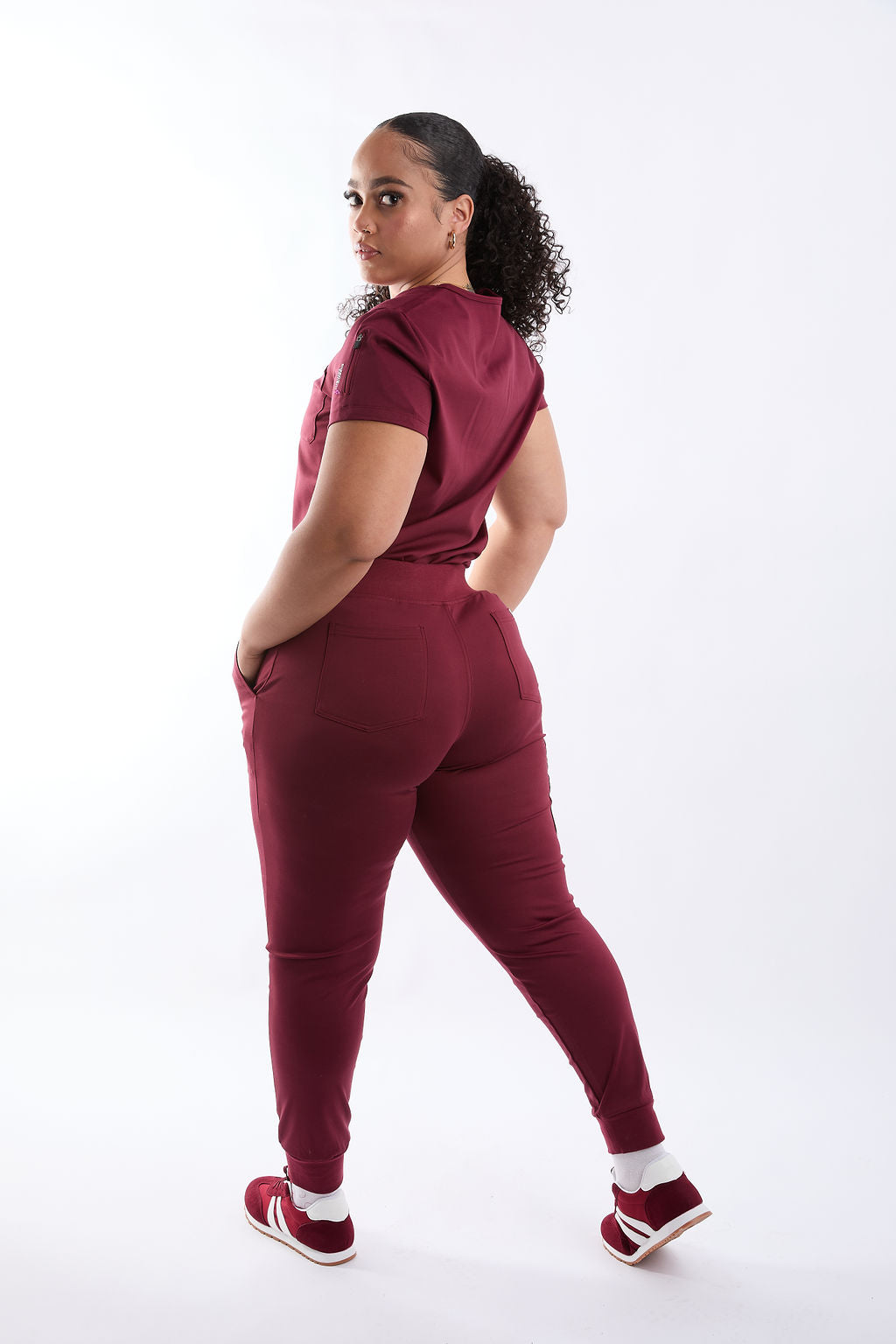 Mary J Five Pocket Jogger Scrub Pants