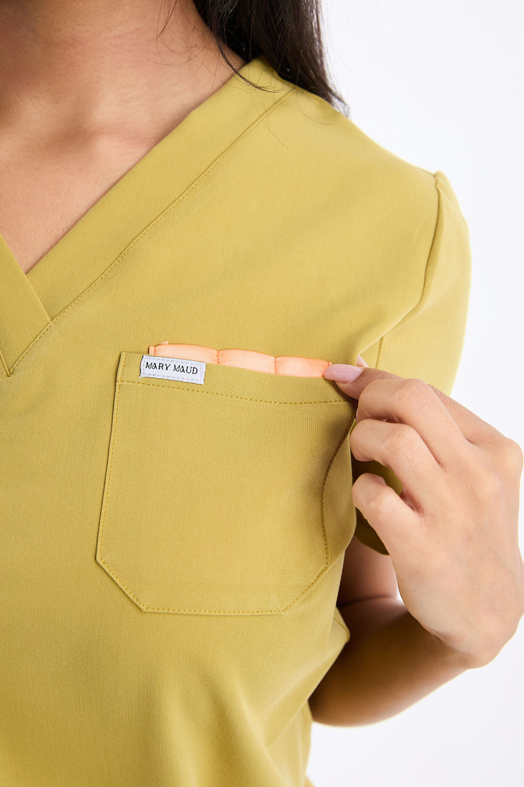 Mary V Three Pocket Scrub Top