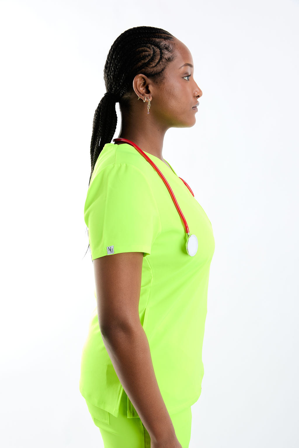 Mary V Three Pocket Scrub Top