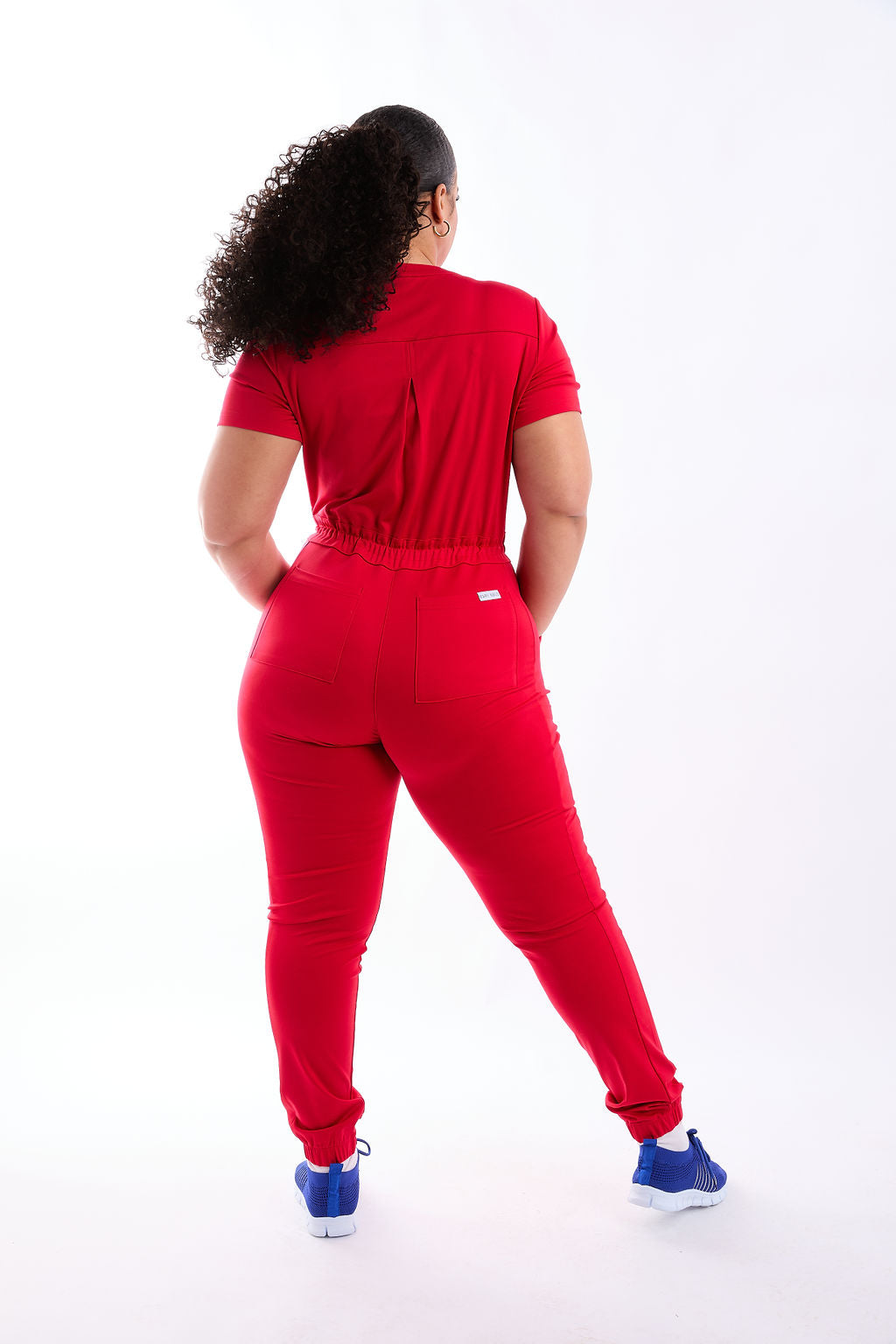 Mary J Eight Pocket Scrub Jumpsuit