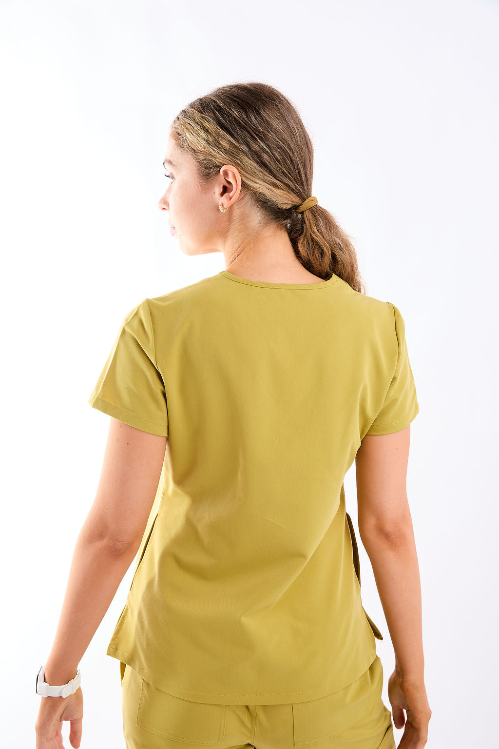 Mary V Three Pocket Scrub Top