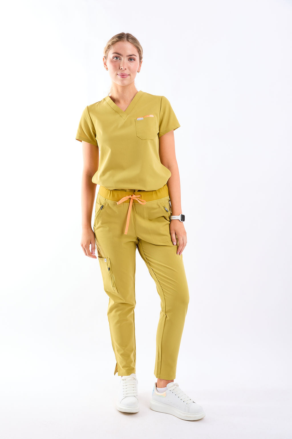 Mary V Ten Pocket Cargo Scrub Pants