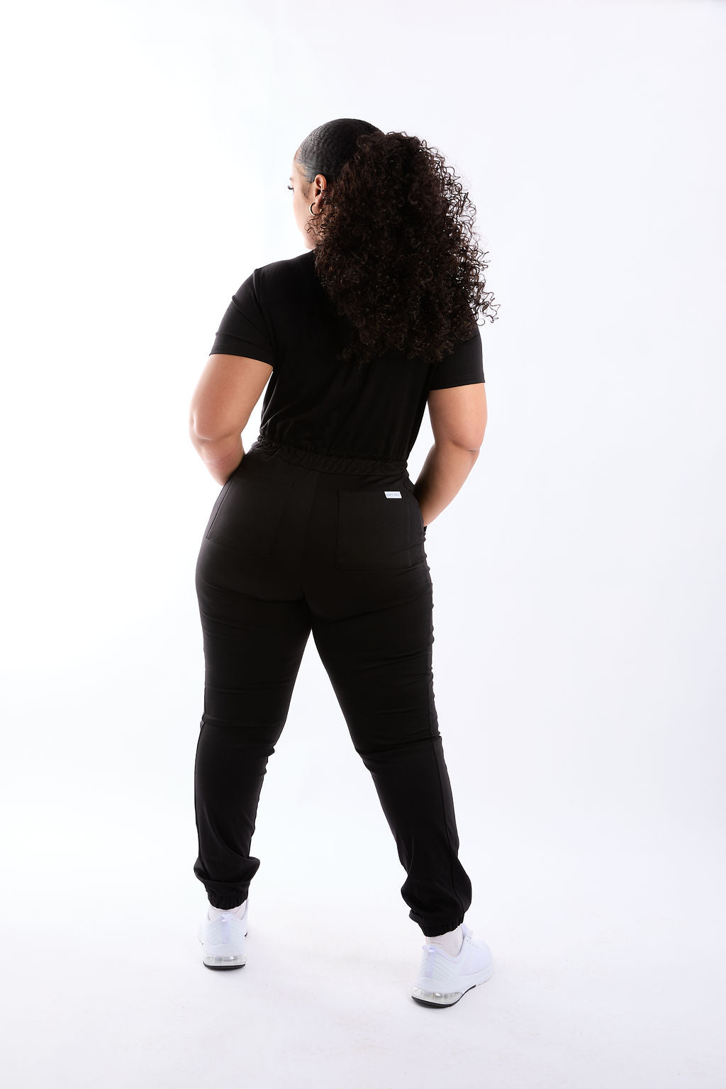 Mary J Eight Pocket Scrub Jumpsuit