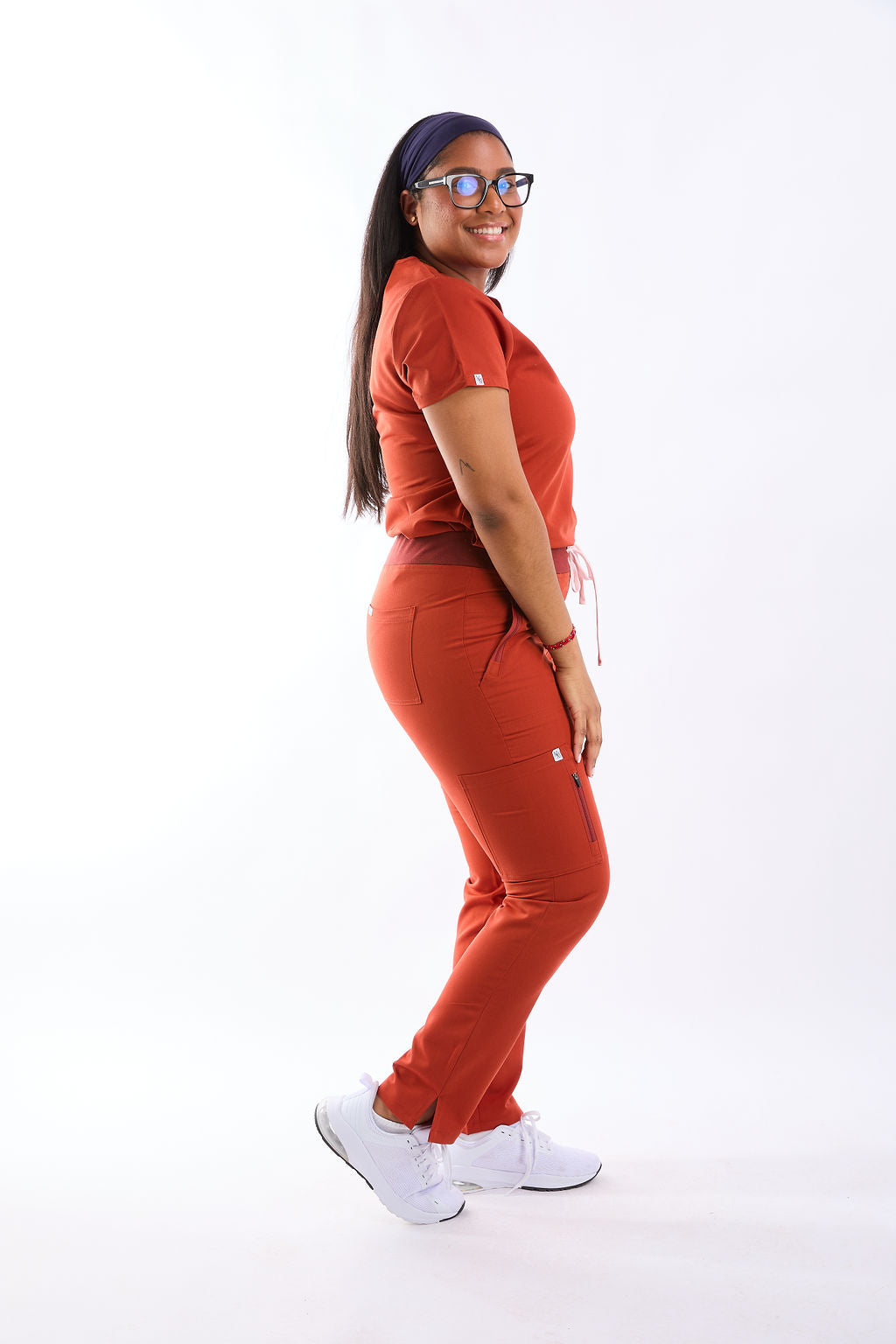 Mary V Ten Pocket Cargo Scrub Pants