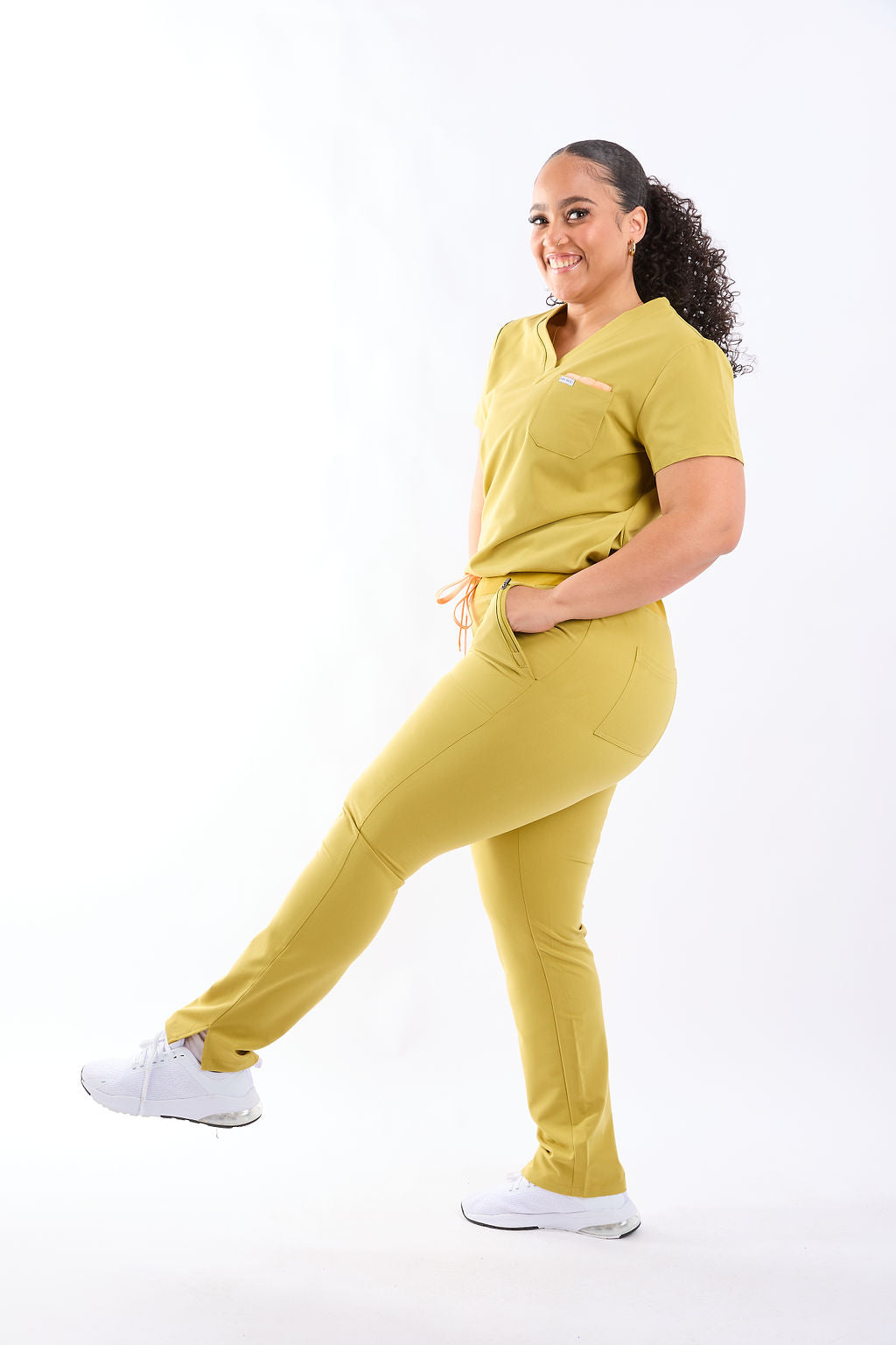Mary V Ten Pocket Cargo Scrub Pants