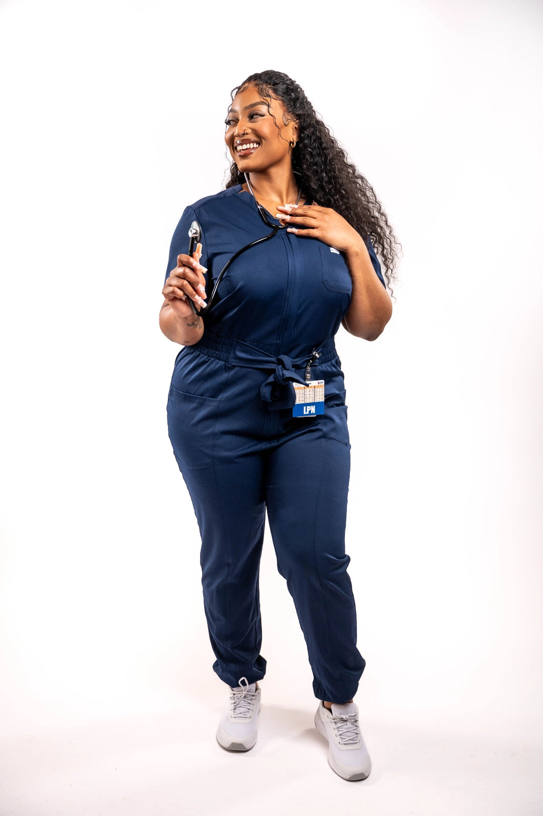 Mary K Five Pocket Jumpsuit Scrub