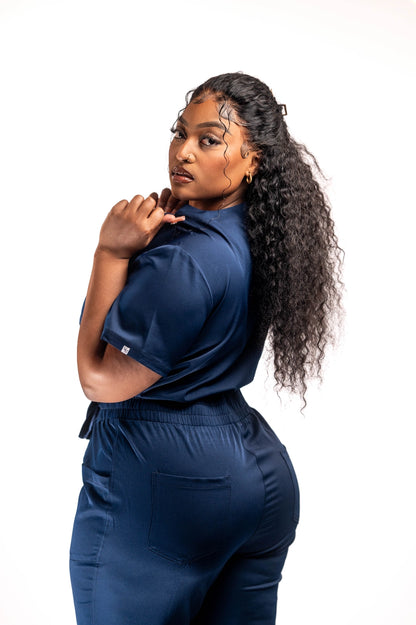 Mary K Five Pocket Jumpsuit Scrub