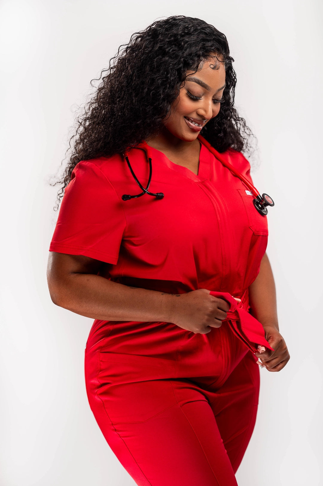 Mary K Five Pocket Jumpsuit Scrub