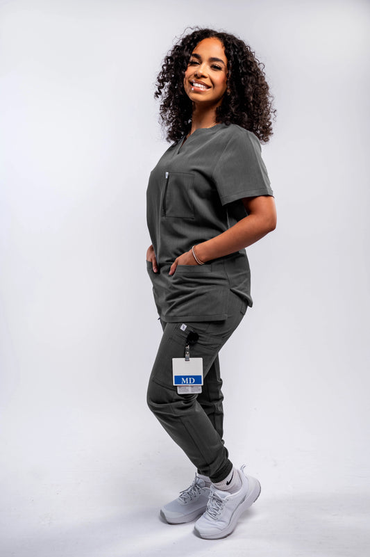 Mary T Four Pocket Scrub Top