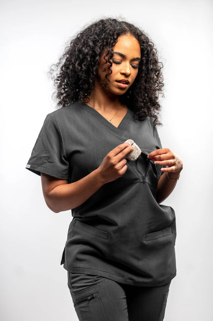 Mary T Four Pocket Scrub Top