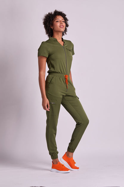 Mary K1 Six Pocket Jumpsuit Scrub