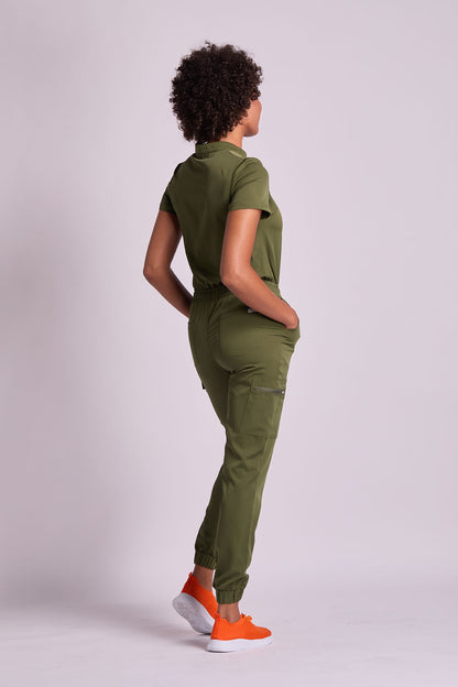 Mary K1 Six Pocket Jumpsuit Scrub