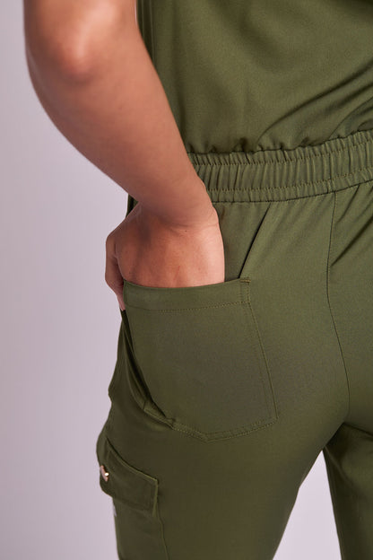 Mary K1 Six Pocket Jumpsuit Scrub