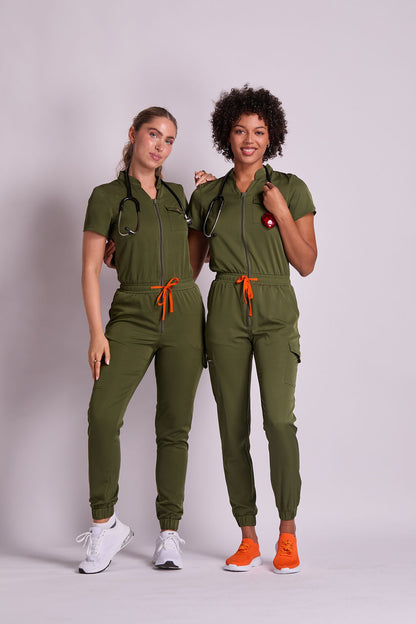 Mary K1 Six Pocket Jumpsuit Scrub