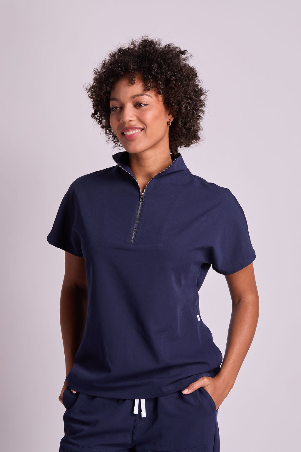 Mary G Two Pocket Scrub Top