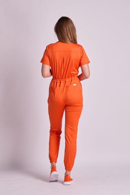Mary J Eight Pocket Scrub Jumpsuit