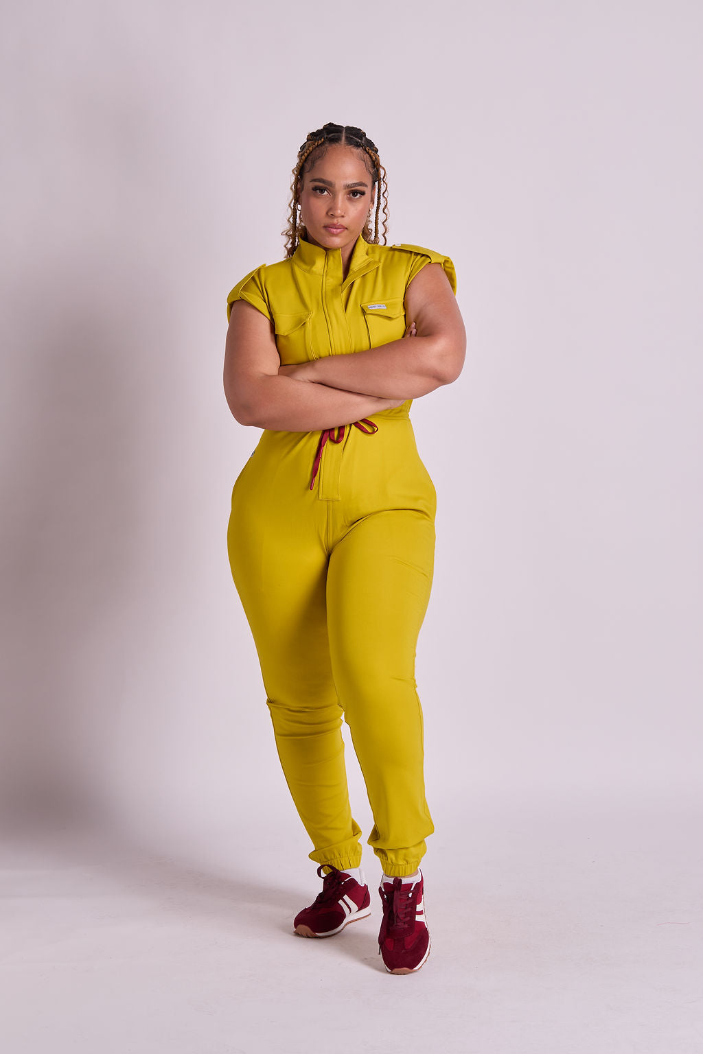 Mary J Six Pocket Scrub Jumpsuit