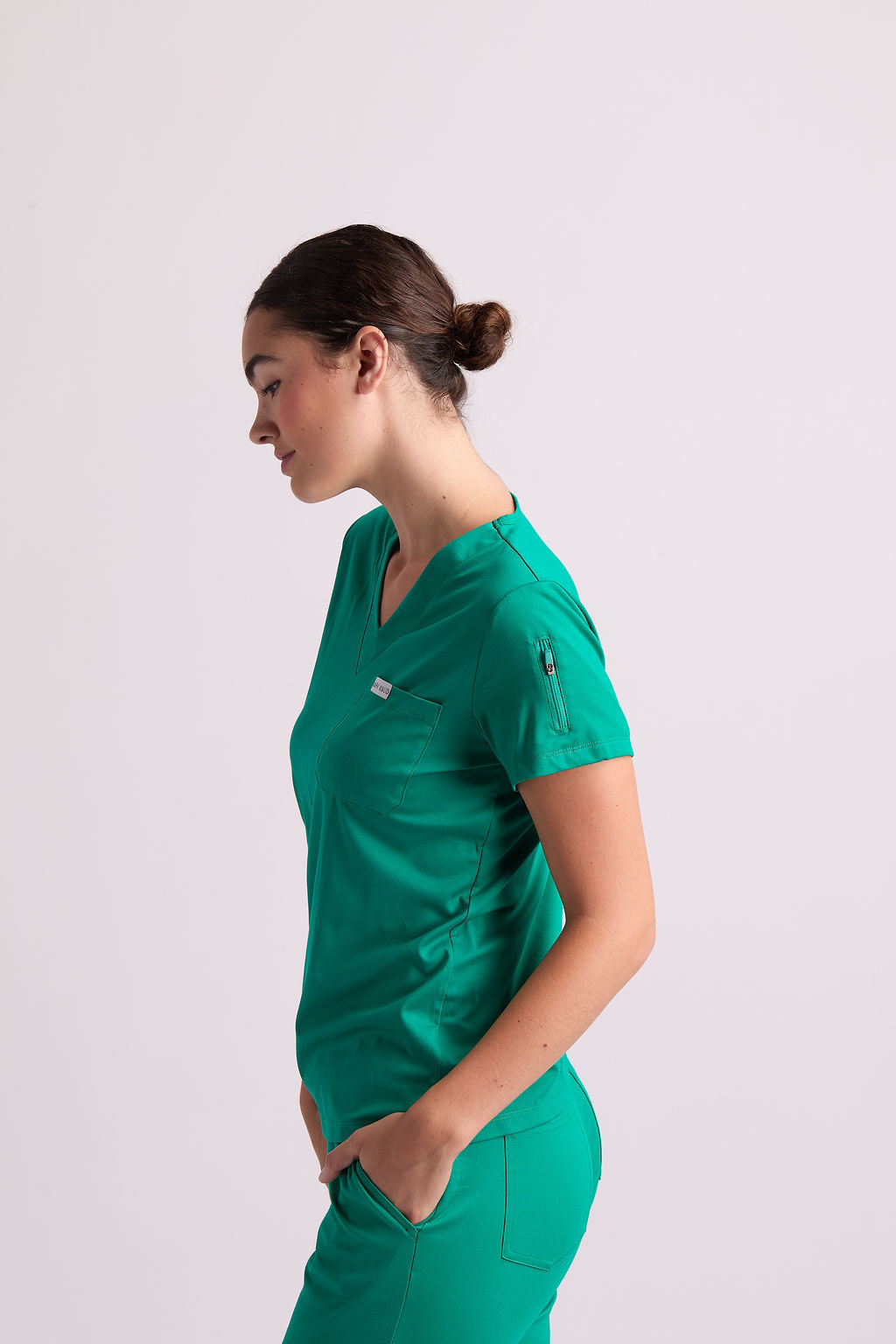 Mary J Two Pocket Scrub Top