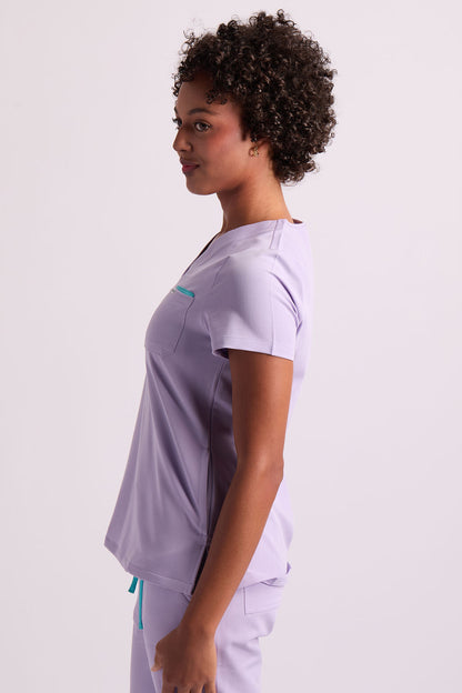 Mary V Three Pocket Scrub Top