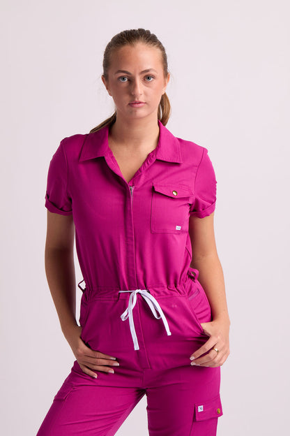 Mary C  Nine Pocket Jumpsuit Scrub