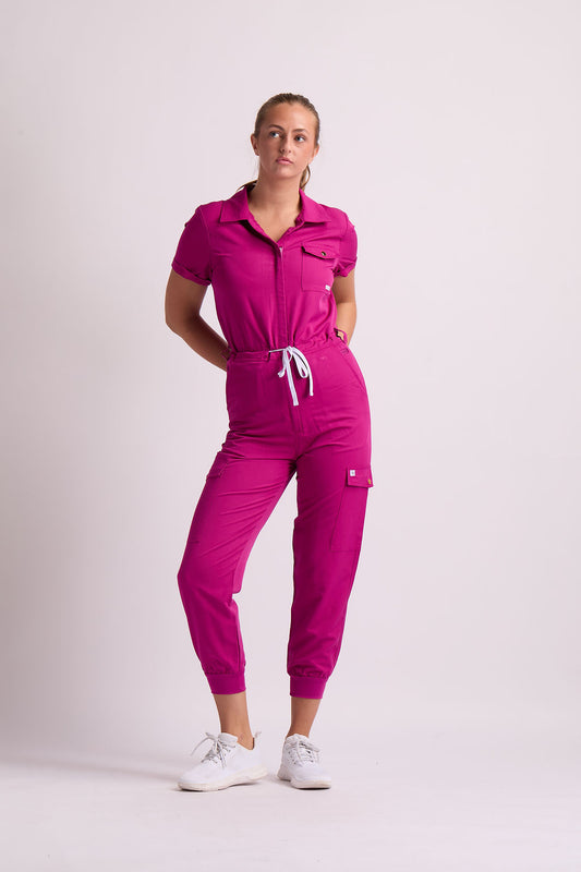 Mary C  Nine Pocket Jumpsuit Scrub
