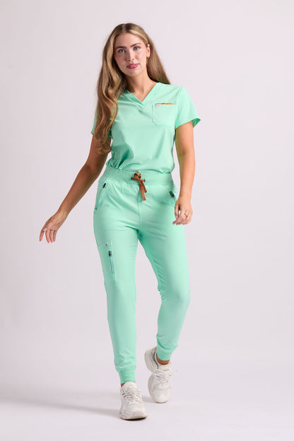 Mary V Ten Pocket Jogger Scrub Pants