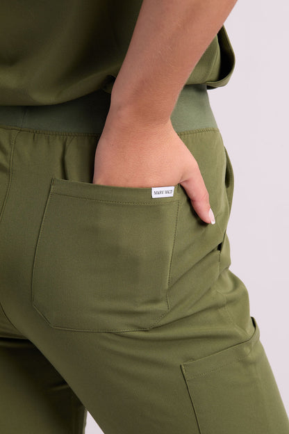 Mary G Six Pocket Jogger Scrub Pants
