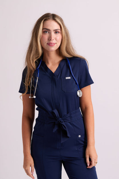 Mary K Five Pocket Jumpsuit Scrub
