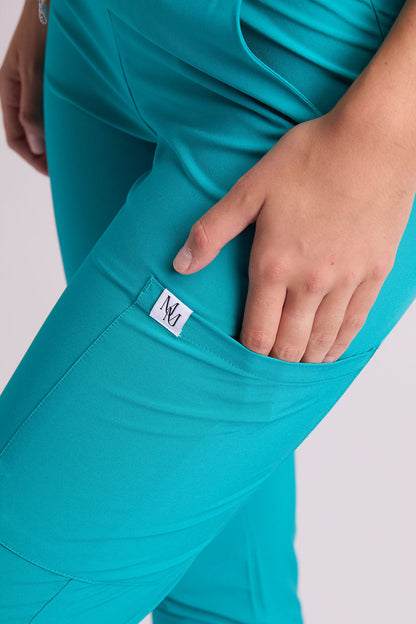 Mary G Six Pocket Jogger Scrub Pants