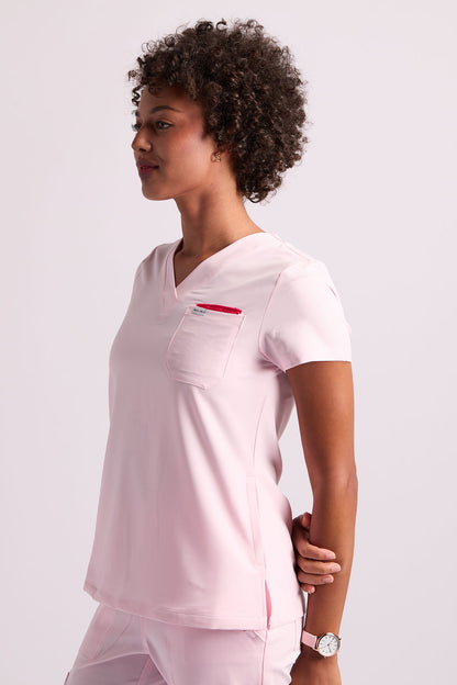Mary V Three Pocket Scrub Top