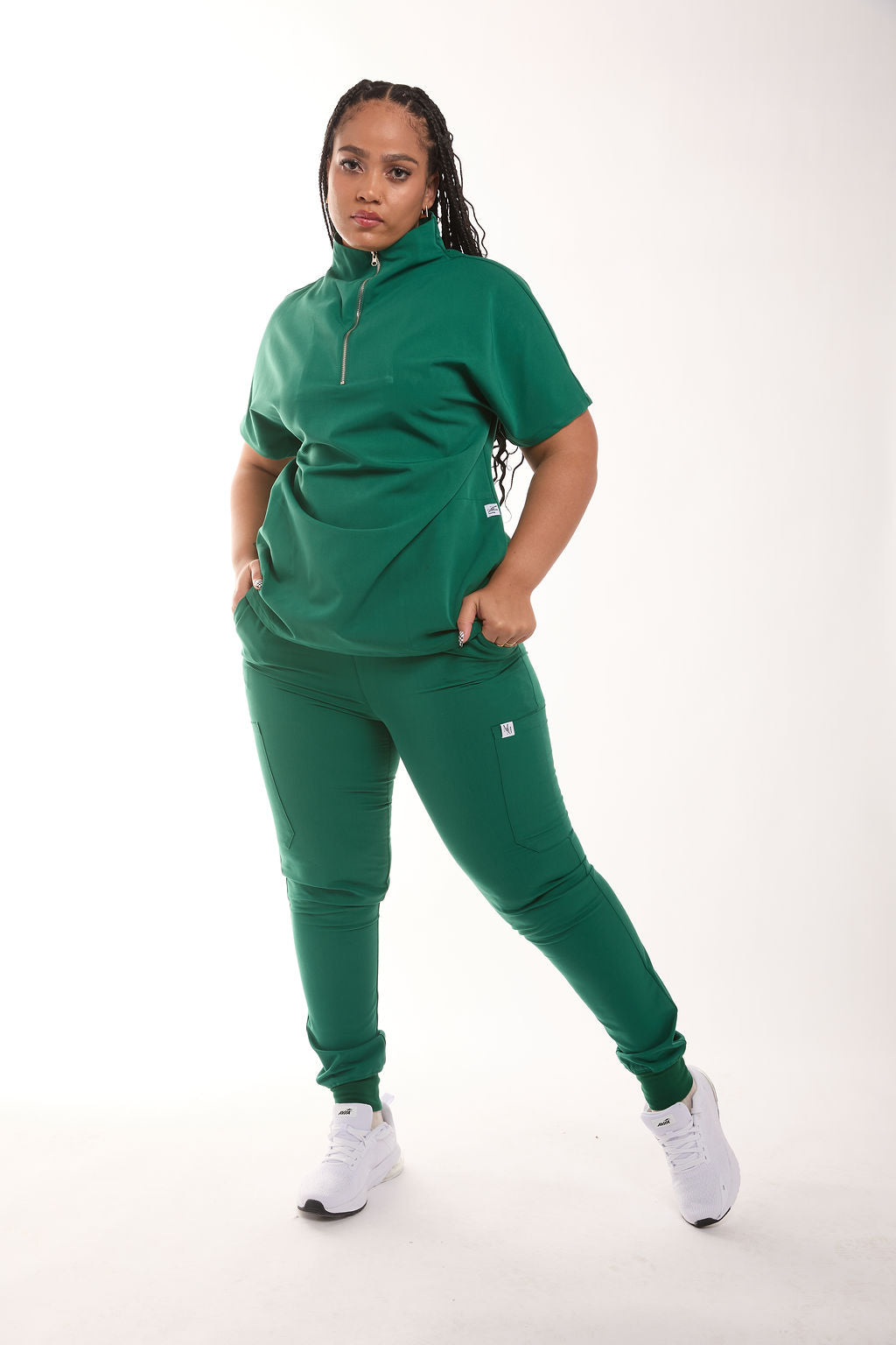 Mary G Two Pocket Scrub Top