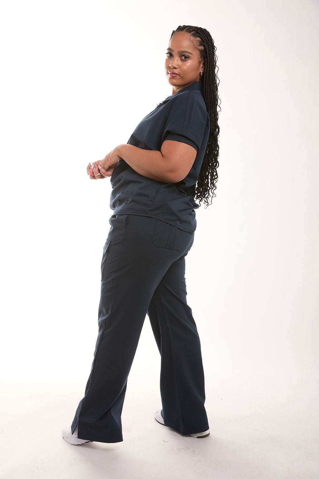 Mary G Two Pocket Scrub Top