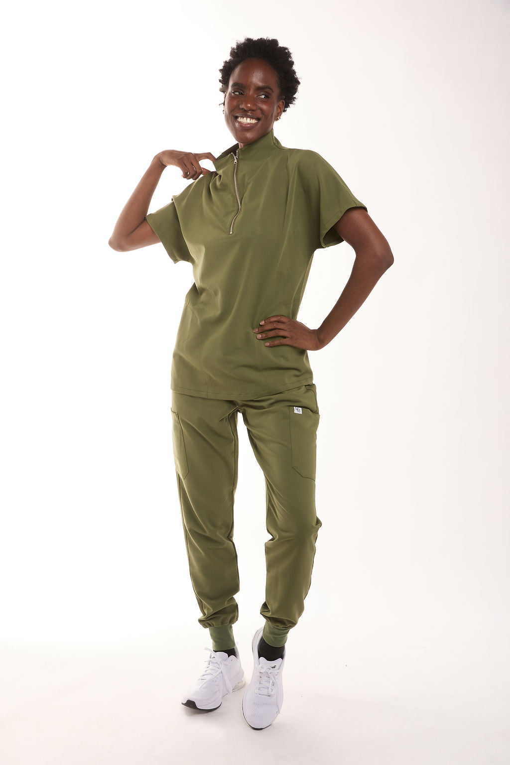 Mary G Two Pocket Scrub Top
