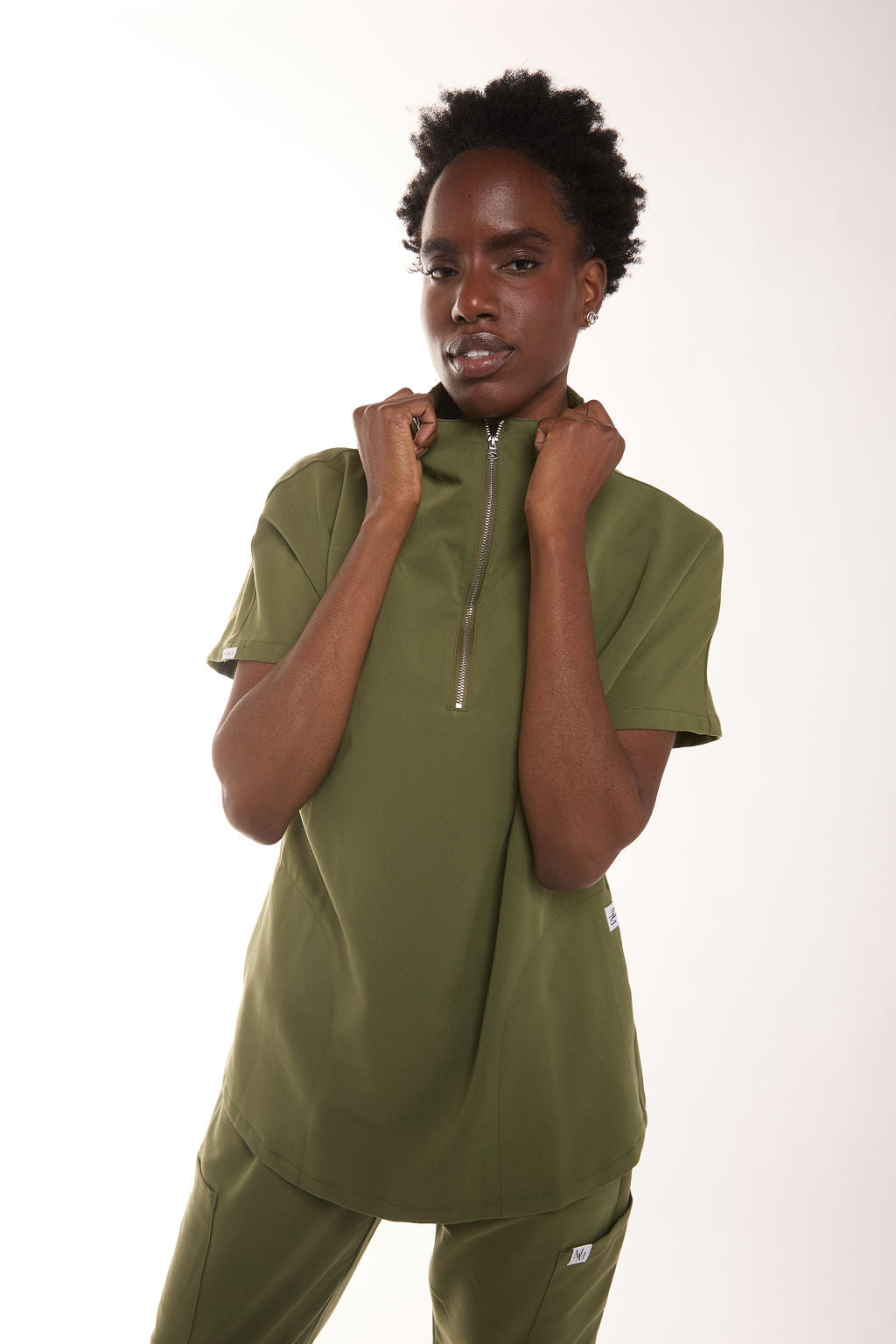 Mary G Two Pocket Scrub Top