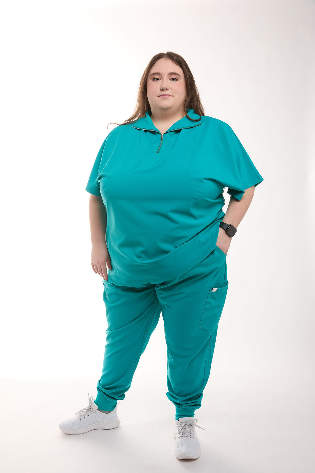 Mary G Two Pocket Scrub Top