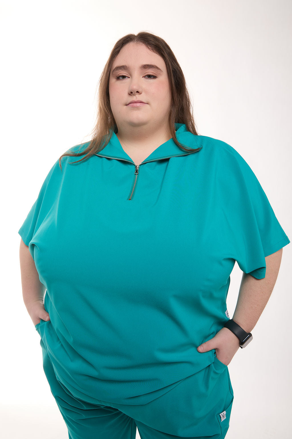 Mary G Two Pocket Scrub Top