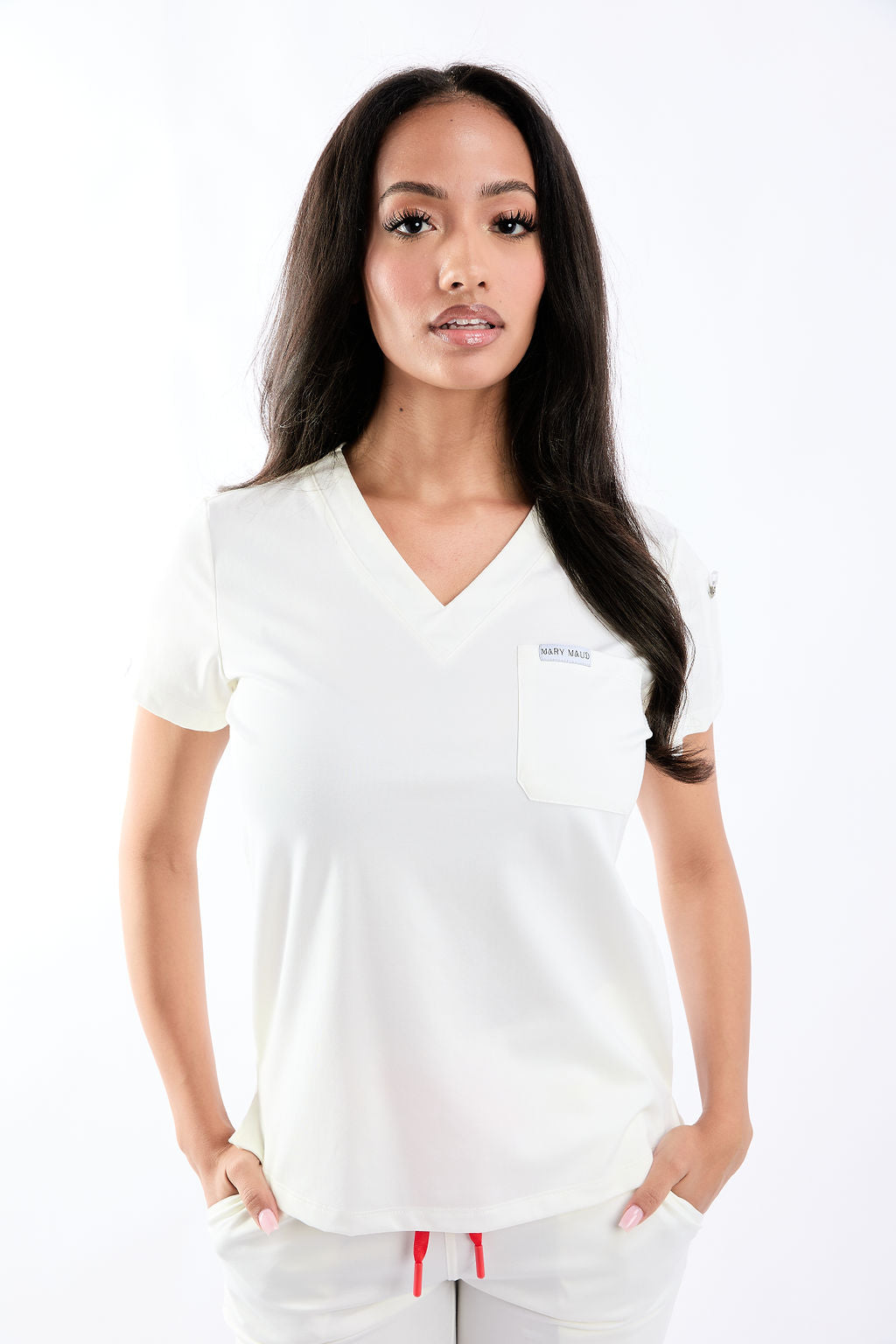 Mary J Two Pocket Scrub Top