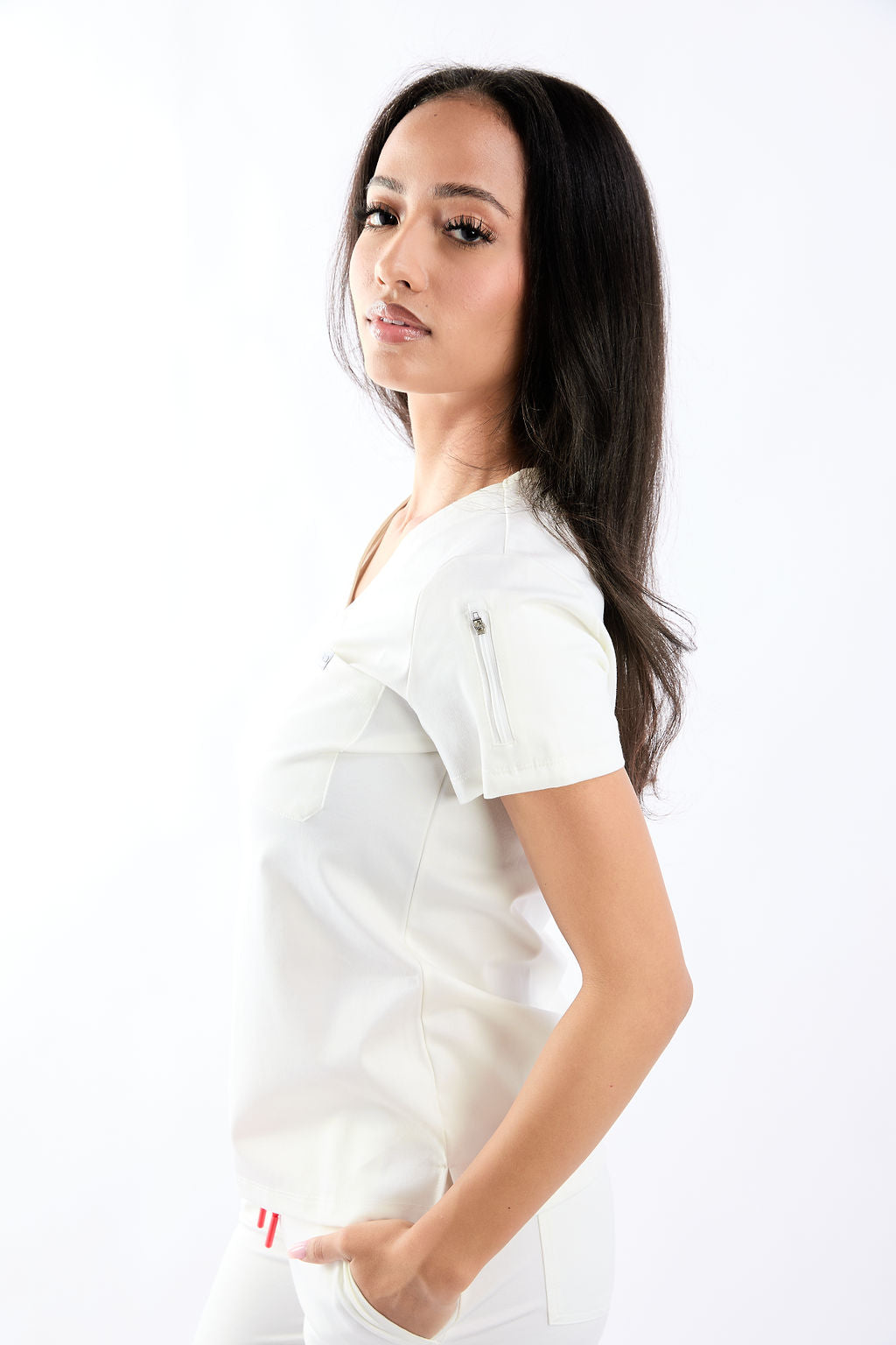 Mary J Two Pocket Scrub Top
