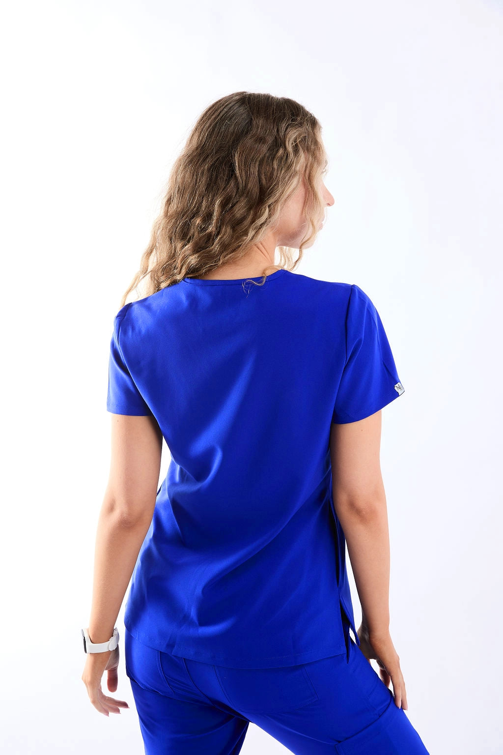 Mary V Three Pocket Scrub Top