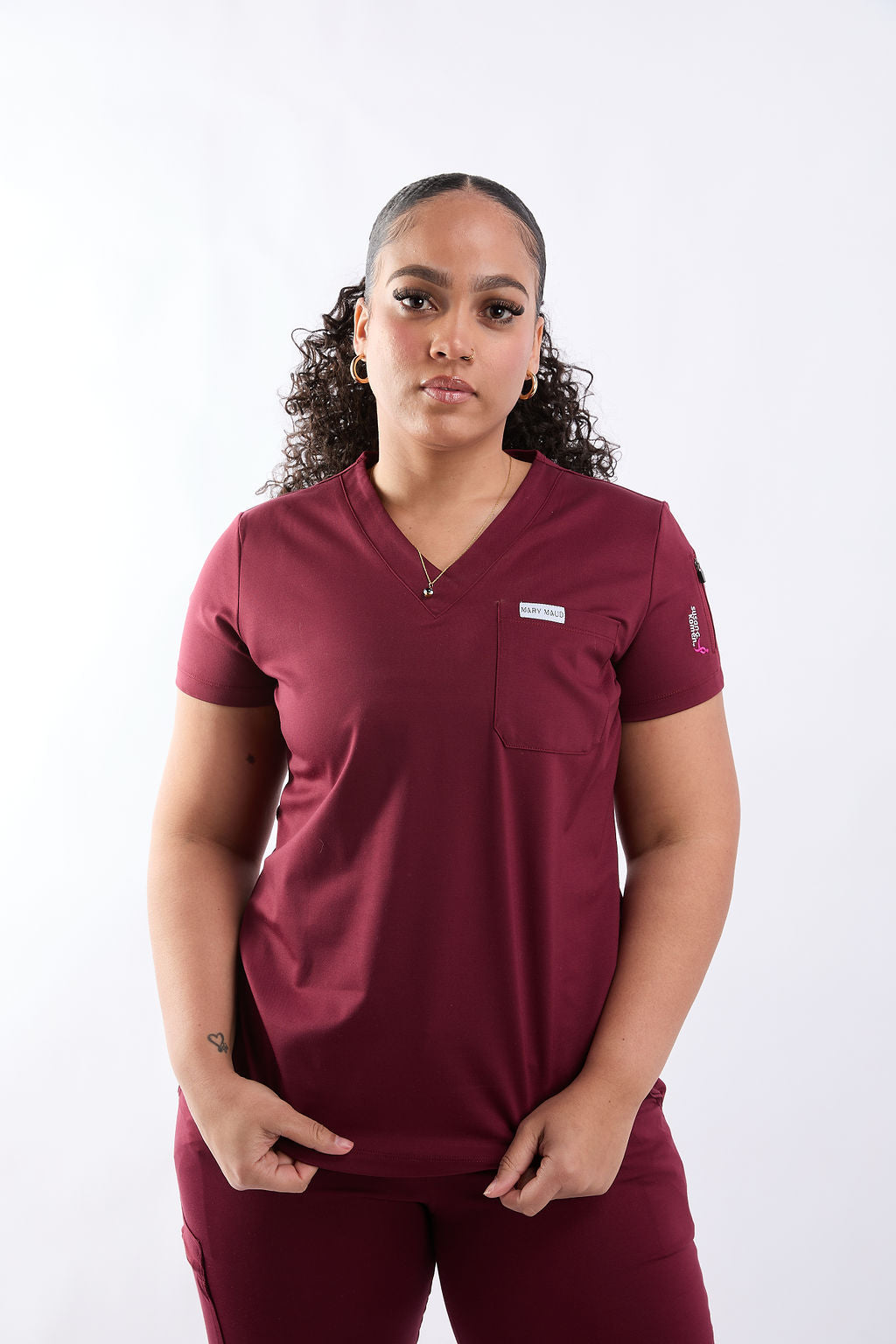 Mary J Two Pocket Scrub Top