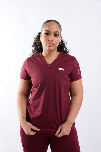 Mary J Two Pocket Scrub Top