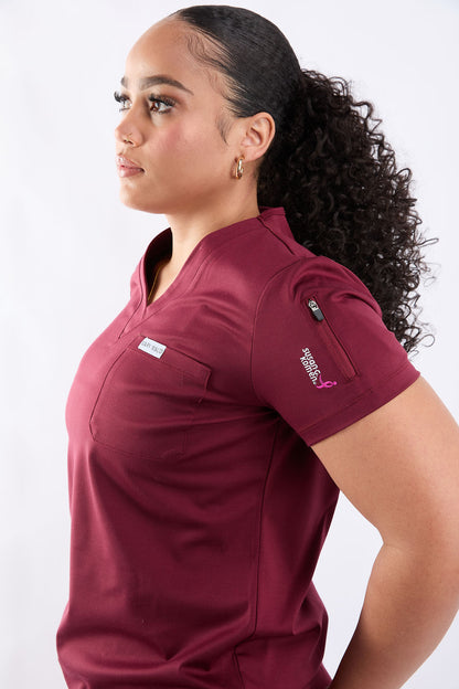 Mary J Two Pocket Scrub Top
