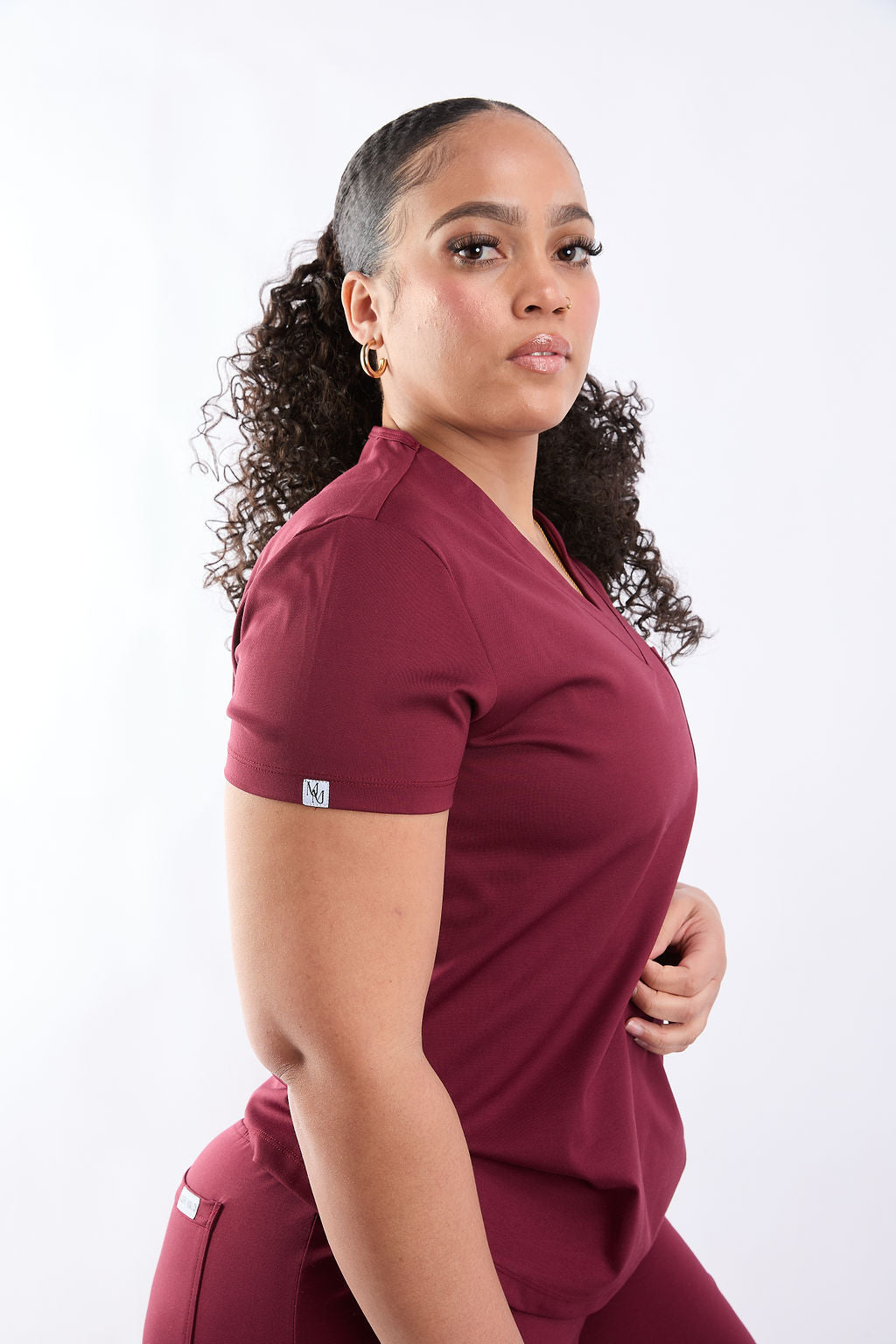 Mary J Two Pocket Scrub Top