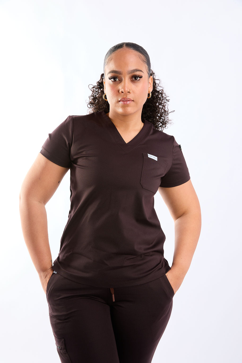 Mary J Two Pocket Scrub Top