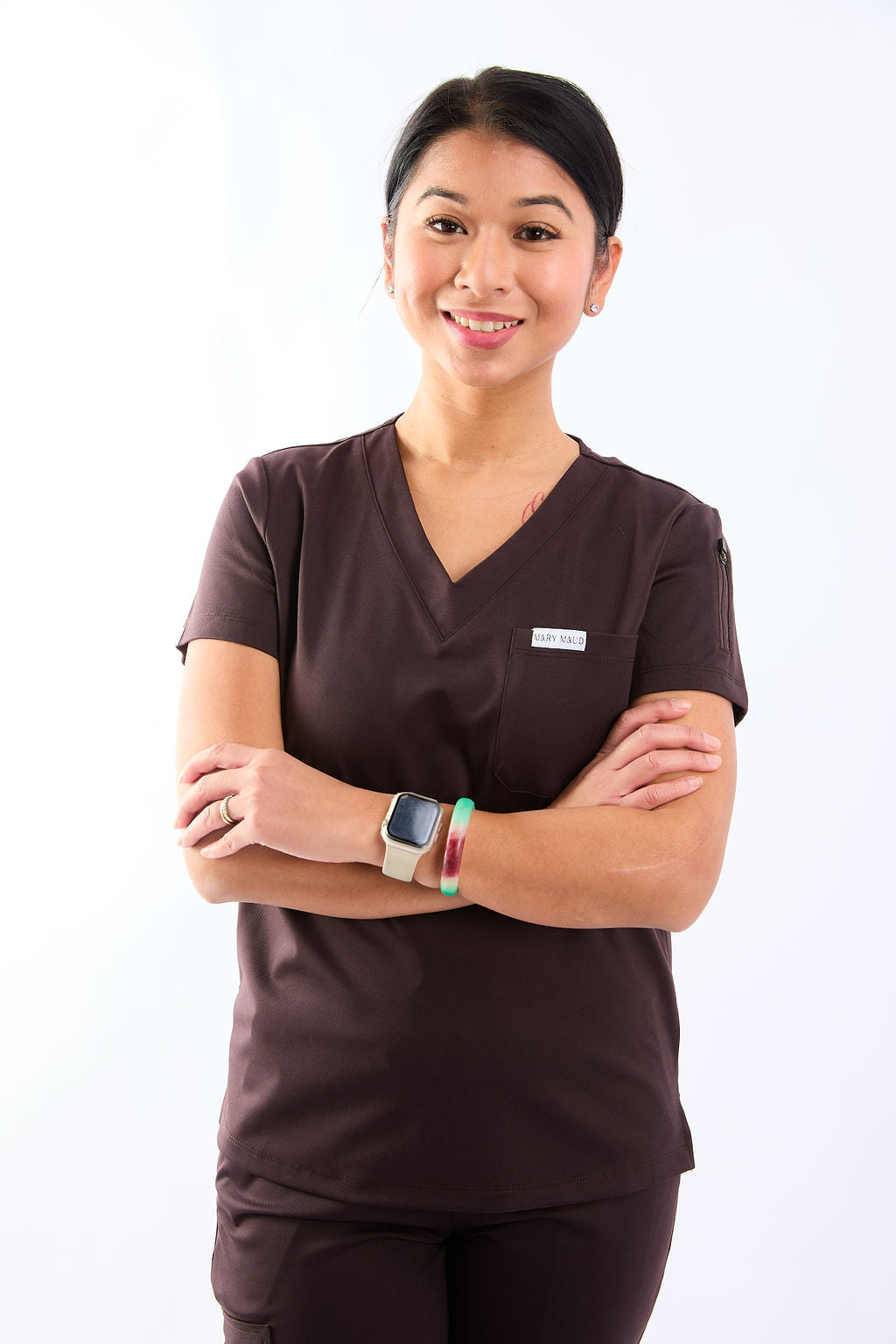 Mary J Two Pocket Scrub Top