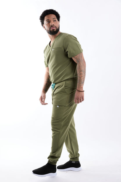 Maud C Seven Pocket Jogger Scrub Pants