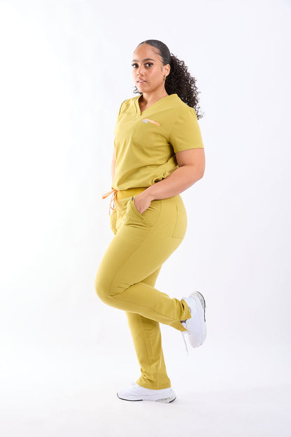 Mary V Ten Pocket Cargo Scrub Pants