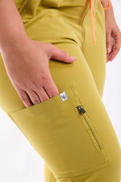 Mary V Ten Pocket Cargo Scrub Pants