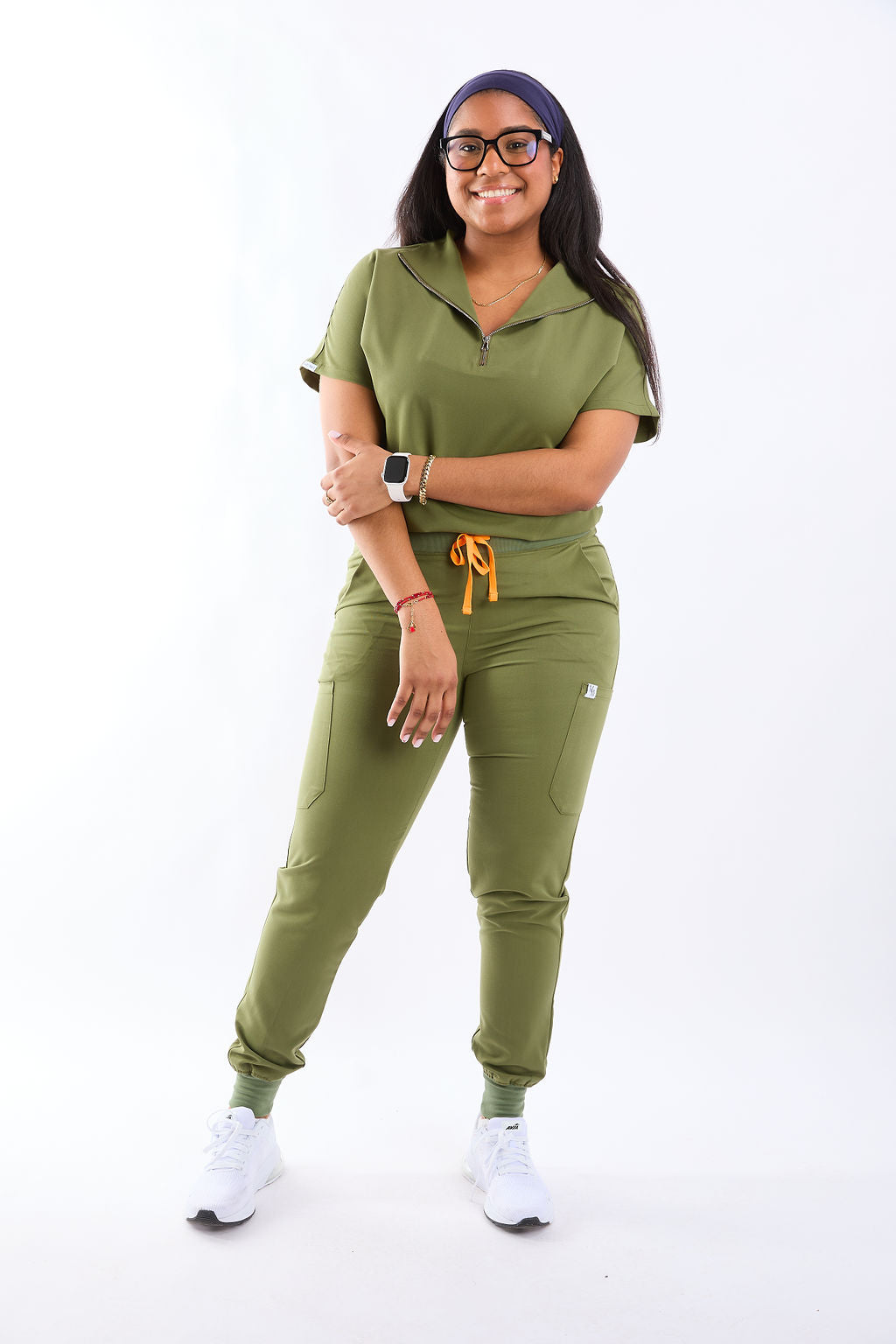 Mary G Two Pocket Scrub Top
