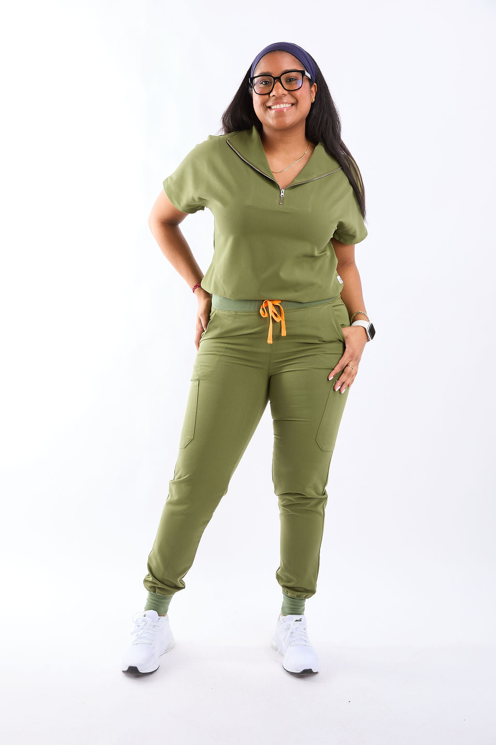 Mary G Two Pocket Scrub Top
